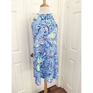 Lilly‎ Pulitzer Margot Swing Mini Dress Blue Peri Pinch Pinch Size Small
